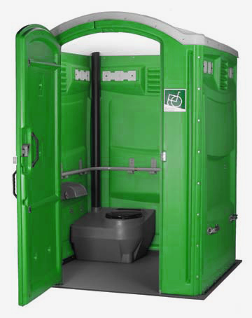 Туалетная кабина "Liberty" зеленая